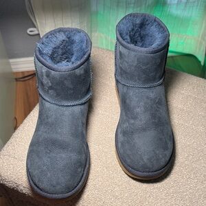 UGG Women's Mini Ankle Boots in Dark blue